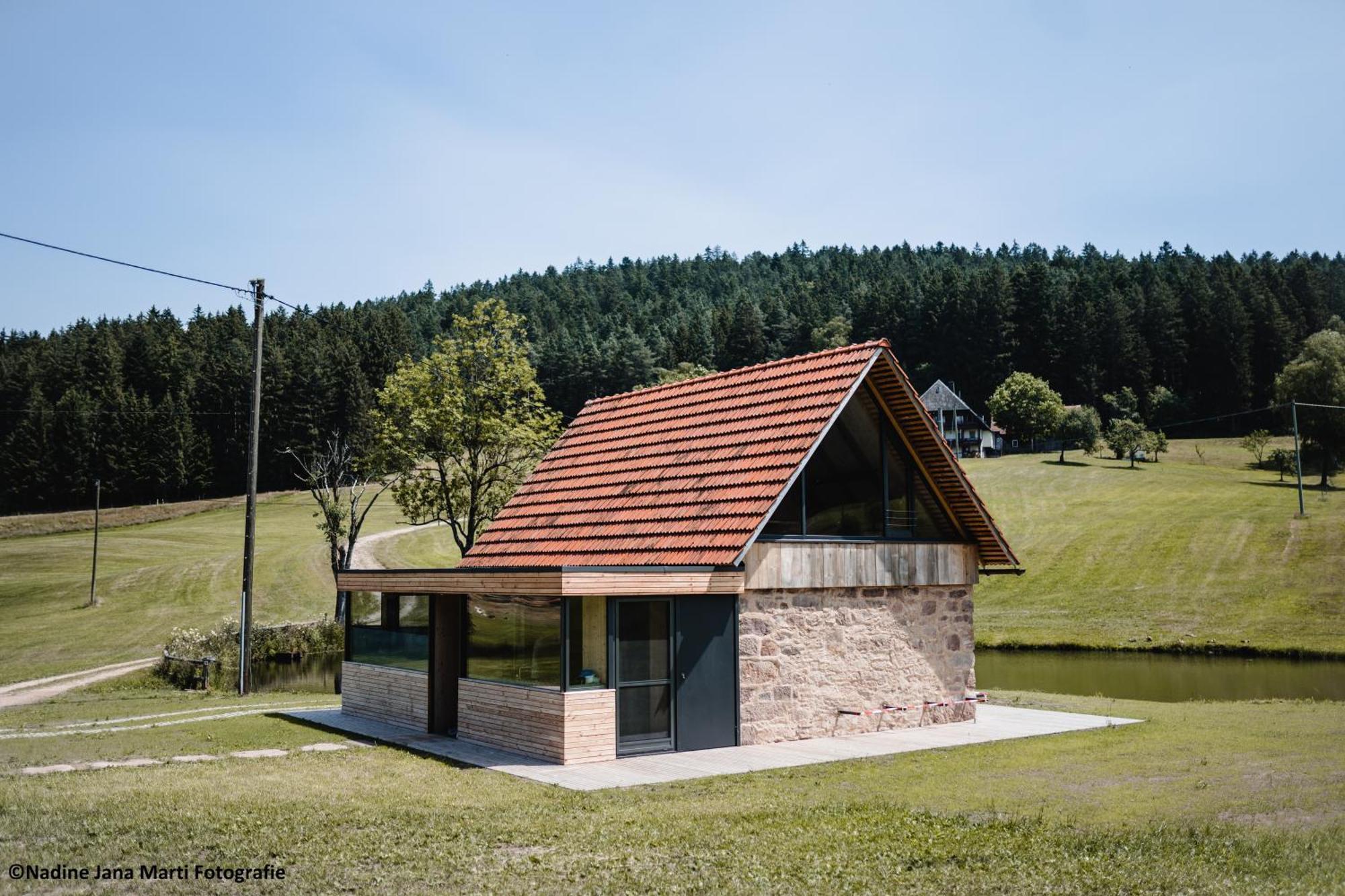 فيلا Ferienhaus Im Schwarzwald Am See "Backhaeusle" هورنبرغ المظهر الخارجي الصورة