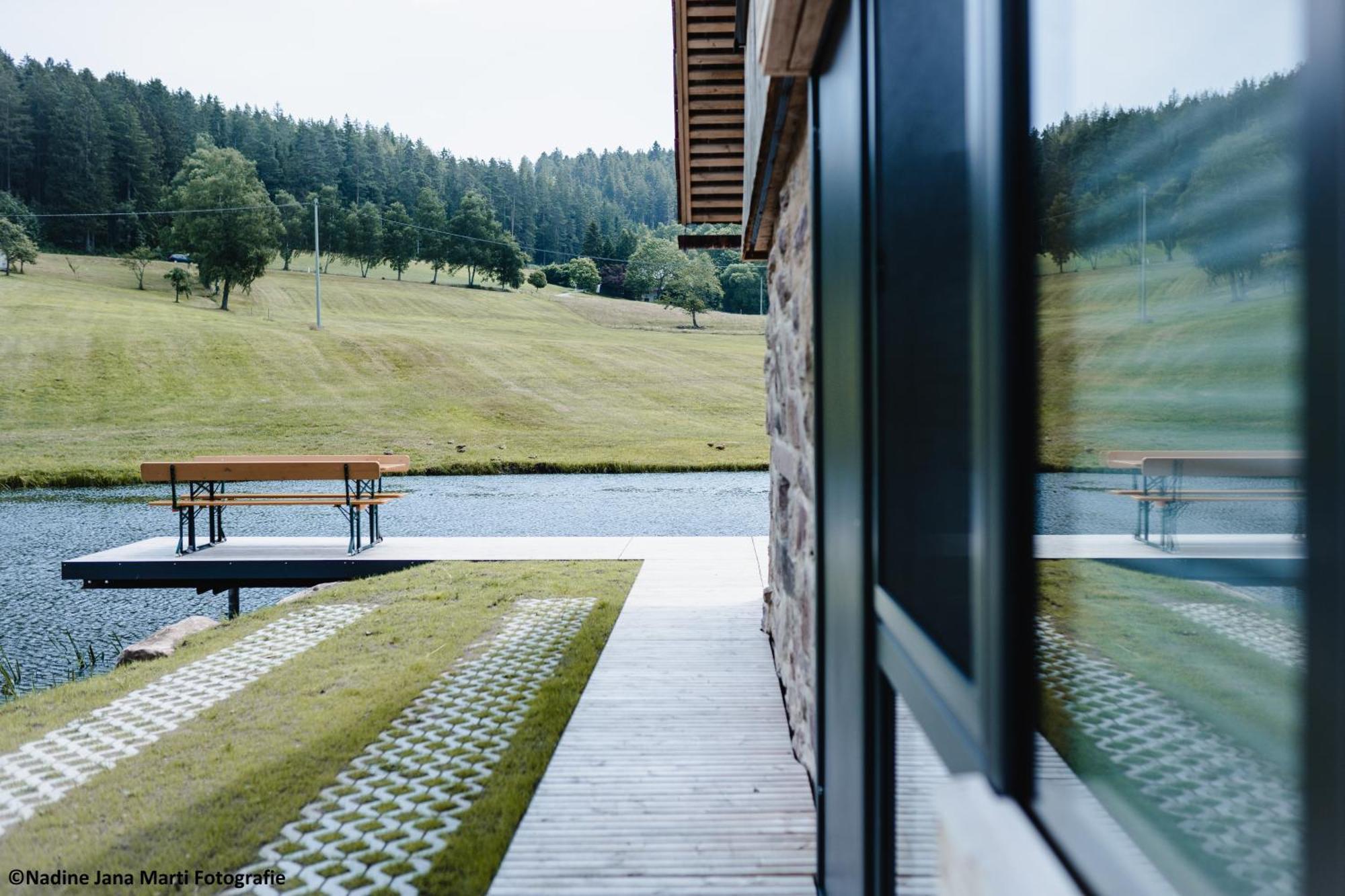 فيلا Ferienhaus Im Schwarzwald Am See "Backhaeusle" هورنبرغ المظهر الخارجي الصورة